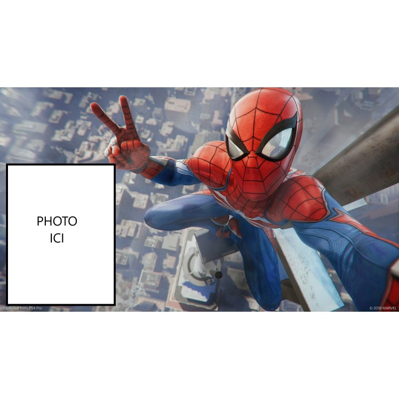 Créer mon Affiche Spiderman - Portrait Personnalisé Marvel